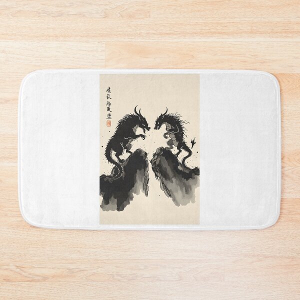 Item preview, Clash of Ancient Beasts – Epic Ink Confrontation designed and sold by blacksealstudio.