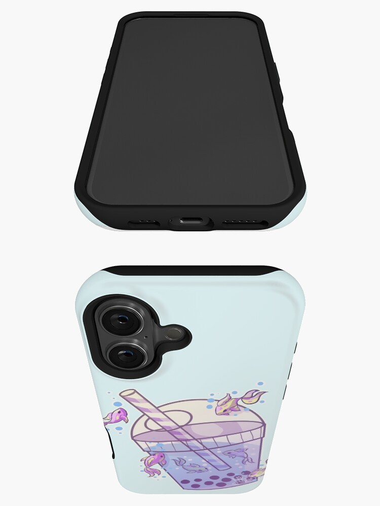 Imagen 3 de 4, Funda de iPhone con la obra Boba Tea Fish, diseñada y vendida por MynnuB.