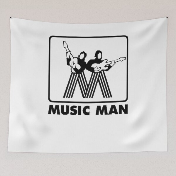 Item preview, Music Man Vintage Logo reverse designed and sold by Lonesome Dog Art.