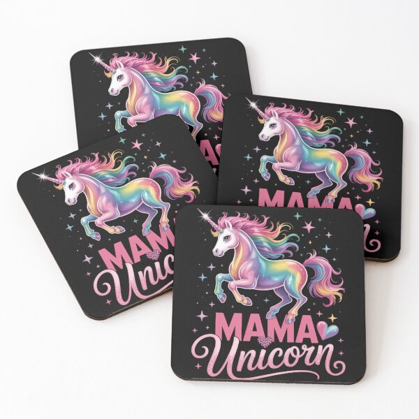 Item preview, Mama Unicorn Animal Cute Family designed and sold by elunyzexac.