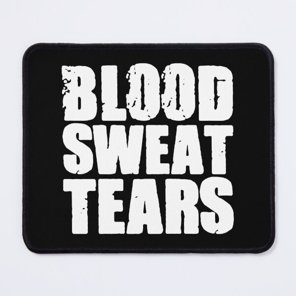 Item preview, Blood Sweat Tears - Working Hard Motivational Word designed and sold by kamalasyakila.