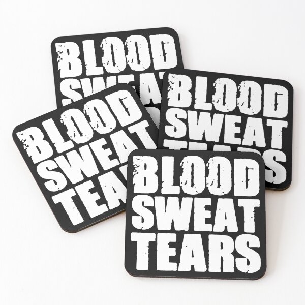 Item preview, Blood Sweat Tears - Working Hard Motivational Word designed and sold by kamalasyakila.