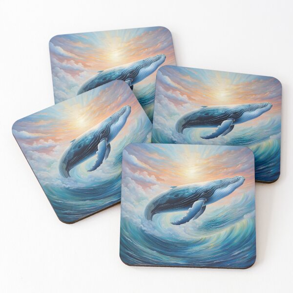 Item preview, Blue Whale Ocean Art Design designed and sold by Glimmersmith.