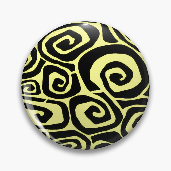 Item preview, Spirals Lines on Yellow designed and sold by ViaARTfactory.