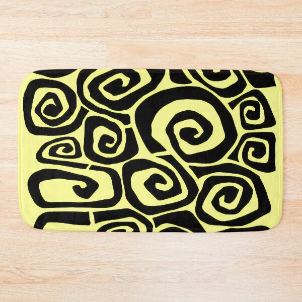 Item preview, Spirals Lines on Yellow designed and sold by ViaARTfactory.