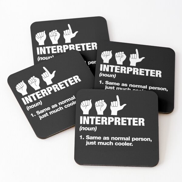 Item preview, Funny ASL Interpreter Definition - American Deaf People Sign Language designed and sold by kamalasyakila.