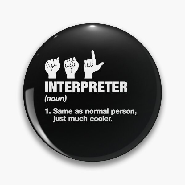 Item preview, Funny ASL Interpreter Definition - American Deaf People Sign Language designed and sold by kamalasyakila.