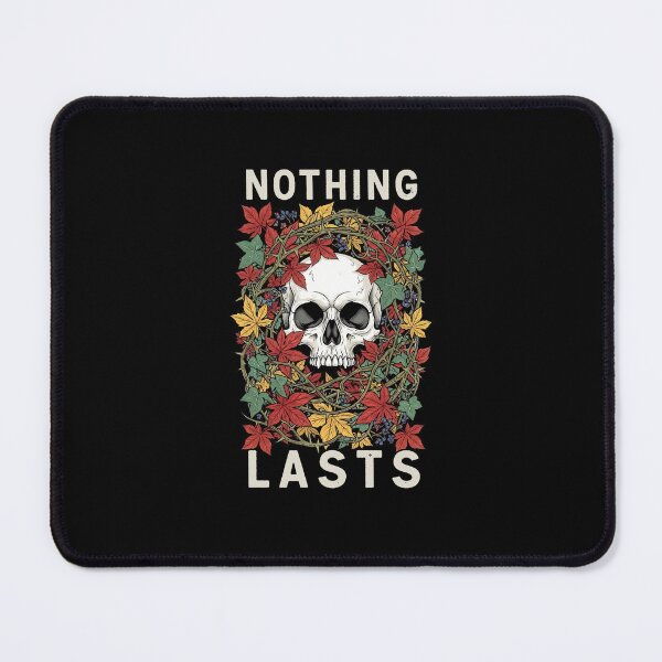 Item preview, Skull and Flowers – Nothing Lasts designed and sold by nuel-art.