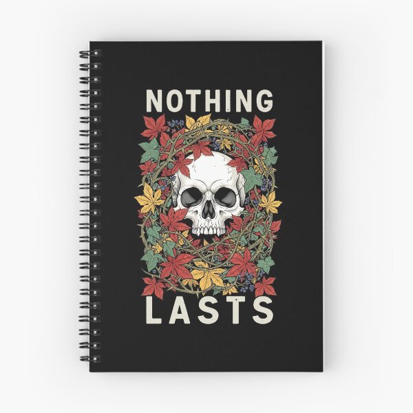 Item preview, Skull and Flowers – Nothing Lasts designed and sold by nuel-art.