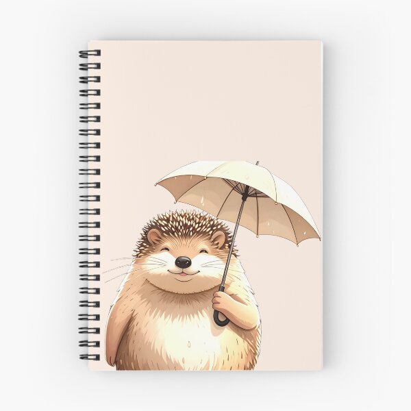 Item preview, Hedgehog with umbrella designed and sold by Creative Visualize.