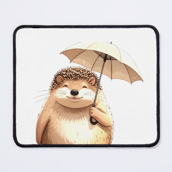 Item preview, Hedgehog with umbrella designed and sold by Creative Visualize.