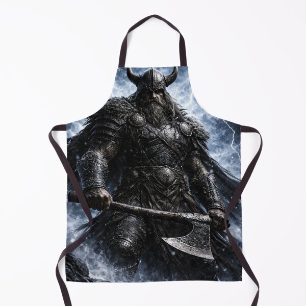 Item preview, Storm Viking Warrior with Lightning – Epic Norse Battle Aesthetic designed and sold by Zen-pattenrs.