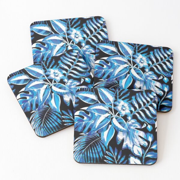 Item preview, blue leafs pattern designed and sold by pksart1.