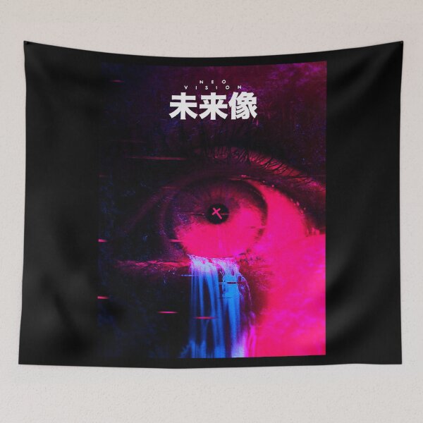 Item preview, Neon Vision Vaporwave Japanese Aesthetic  designed and sold by ShurikenStar.