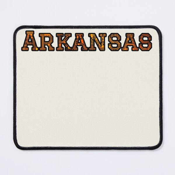 Item preview, Arkansas Orange Circuit Board Typography | Tech State Design designed and sold by Long Family Gifts.