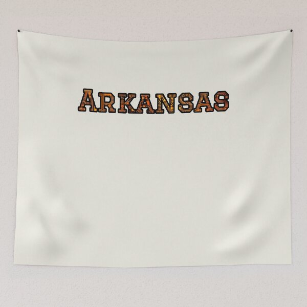 Item preview, Arkansas Orange Circuit Board Typography | Tech State Design designed and sold by Long Family Gifts.