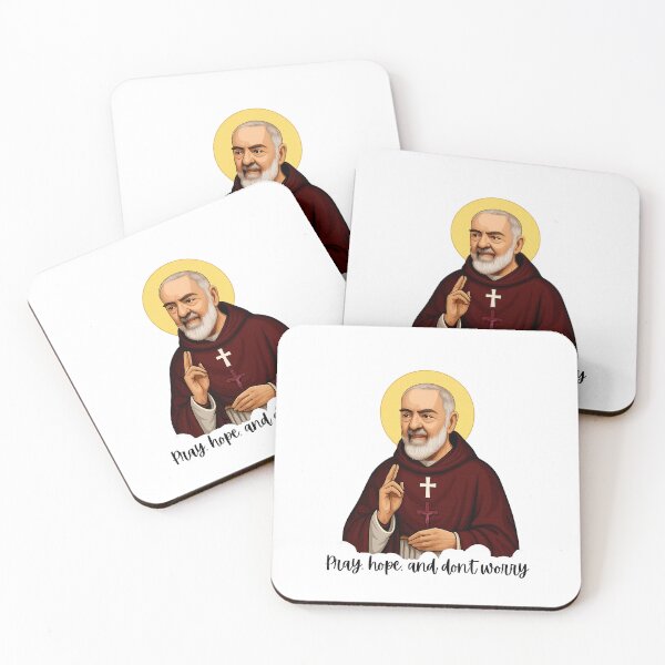Item preview, Saint Padre Pio — Pray, Hope, Don’t Worry designed and sold by D. Lala.