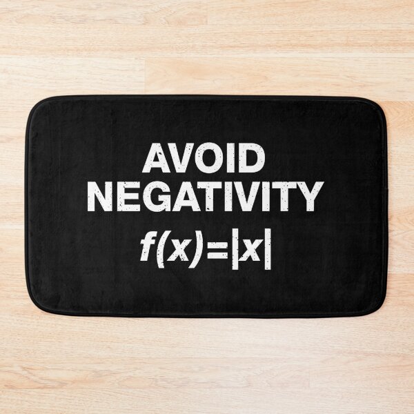Item preview, Avoid Negativity - Math Equation Formula Teacher Funny Gift designed and sold by kaneishiayuvi.