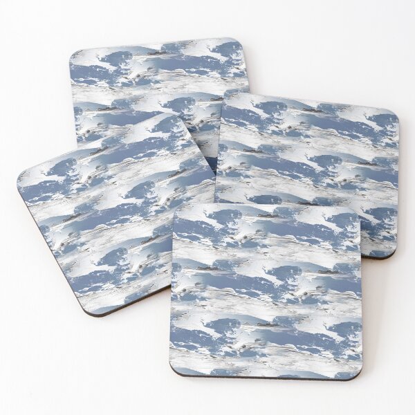 Item preview, Blue Marble Landscape Abstract Pattern designed and sold by Artistestella.