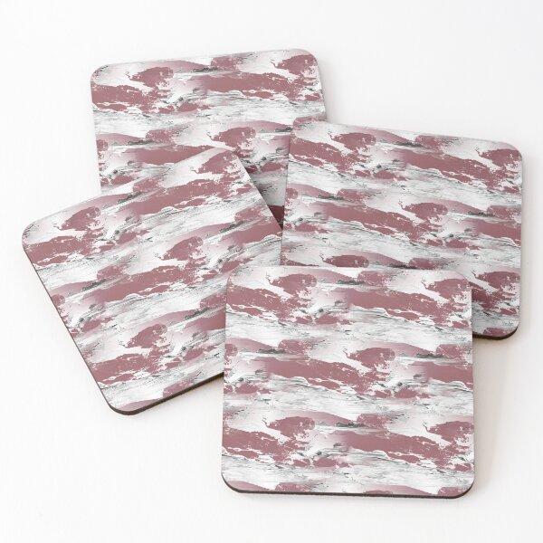 Item preview, Red Marble Landscape Abstract Pattern designed and sold by Artistestella.