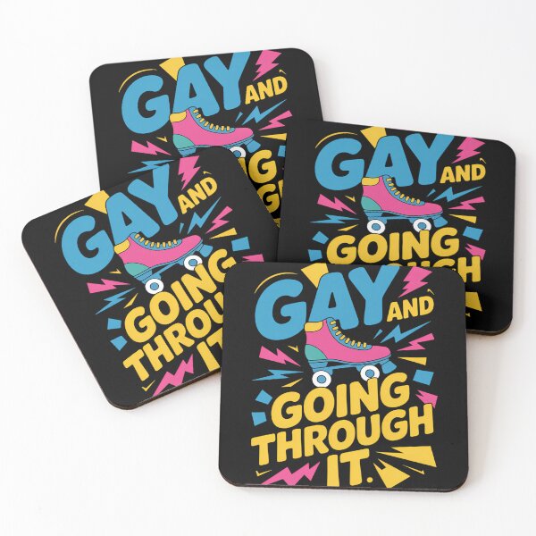 Item preview, Roller Skate Gay Party LGBTQ Pride Saying designed and sold by scanbayclasa.