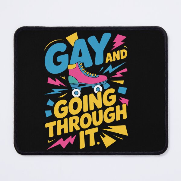 Item preview, Roller Skate Gay Party LGBTQ Pride Saying designed and sold by scanbayclasa.