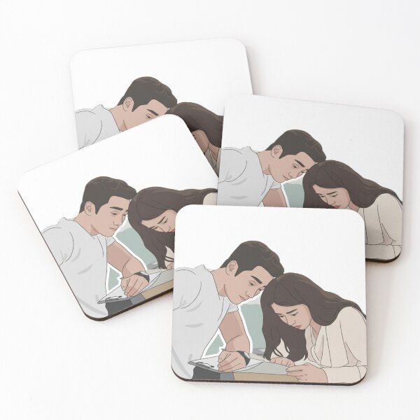 Item preview, Yoon Bom & Seon Jaekyu Spring Fever K-Drama working together Fanart | Korean Drama Digital Art designed and sold by Fandom Universe.