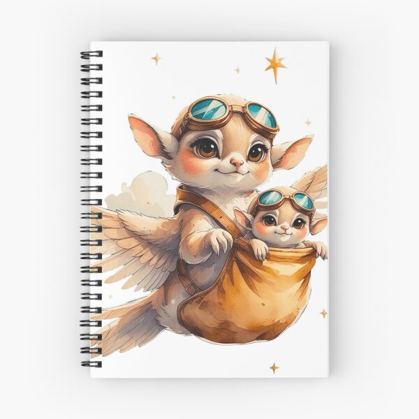 Item preview, Cute Sugar Glider Mom and Baby Aviator with Goggles Watercolor designed and sold by AQUILAKREO.