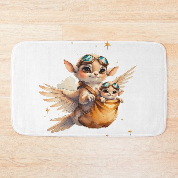 Item preview, Cute Sugar Glider Mom and Baby Aviator with Goggles Watercolor designed and sold by AQUILAKREO.