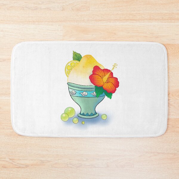 Item preview, Korean Shaved Ice Bingsu A - Modern Minhwa Dessert Art  designed and sold by QamarART Paintings.