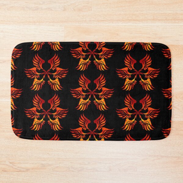 Item preview, Fiery Phoenix Wings Triskelion Fire Galaxy Symbol designed and sold by Reminixi.