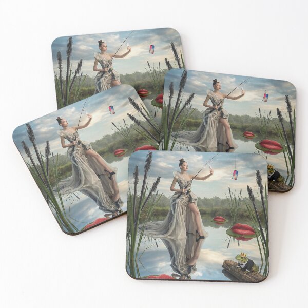 Item preview, The Broken Idols Series : "Fishing for Likes: Digital Narcissus" designed and sold by Virtual-Studio-Geebaki.