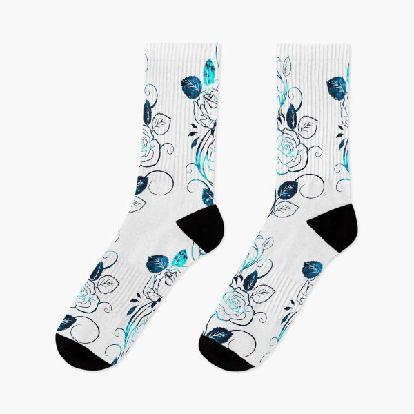 Item preview, Cosmic Blue Galaxy Roses Floral Teal Nebula Art designed and sold by Reminixi.