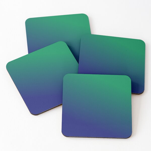 Item preview, Dark Green and Blue Minimal Gradient  designed and sold by patternsoup.