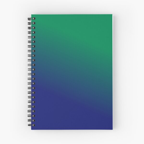Item preview, Dark Green and Blue Minimal Gradient  designed and sold by patternsoup.