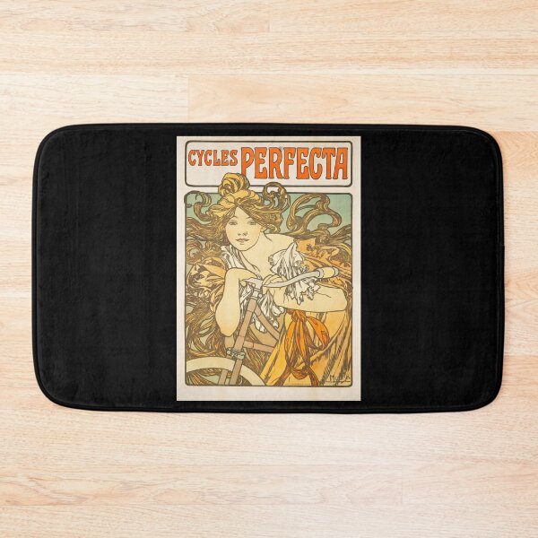 Item preview, Alphonse Mucha Perfecta Bicycles Ad (1897) designed and sold by Matthew Kinnersly.