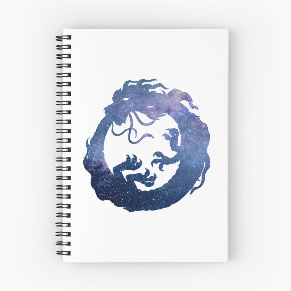 Item preview, Cosmic Blue Galaxy Dragon Circle Indigo Nebula Art designed and sold by Reminixi.