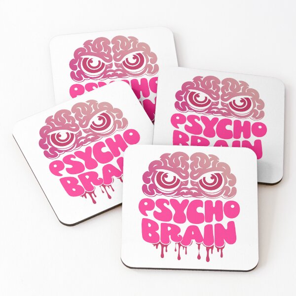 Item preview, Psycho Brain – Trippy Creepy Cartoon Brain with Eyes Graphic designed and sold by kavishkanavodani.