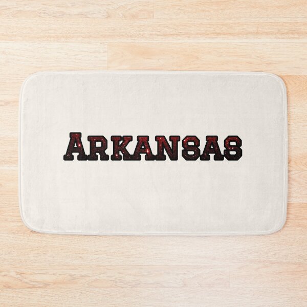 Item preview, Arkansas Pride | Red & Black Sparkle Lettering designed and sold by Long Family Gifts.