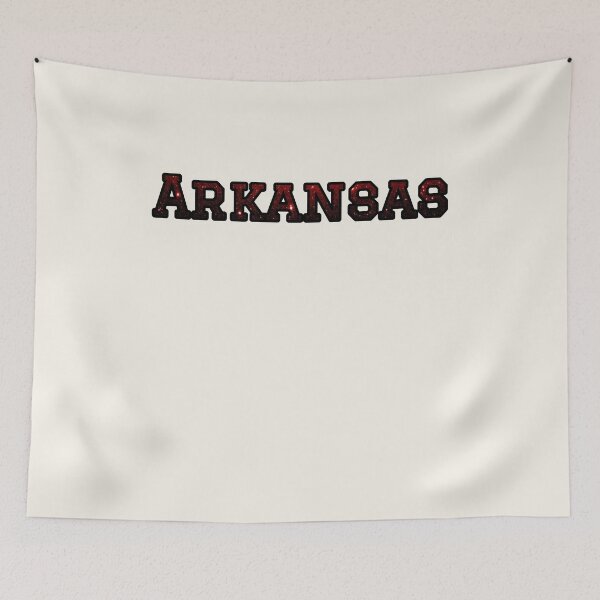 Item preview, Arkansas Pride | Red & Black Sparkle Lettering designed and sold by Long Family Gifts.