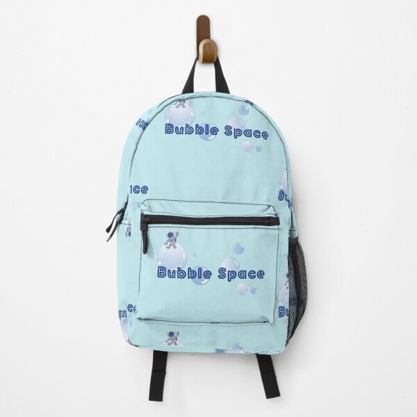Item preview, Bubble Space Text Blue Bubbles Stickers Coffee Cups TShirt Cards Prints Wall Art Home Decoration Hat Stationary Notebook Magnet Work School Office Gift Redbubble Shop designed and sold by Saritas Boutique Shop.