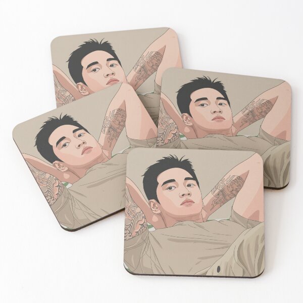 Item preview, Seon Jaekyu Spring Fever K-Drama Fanart | Tattoo Aesthetic Vector Illustration designed and sold by Fandom Universe.