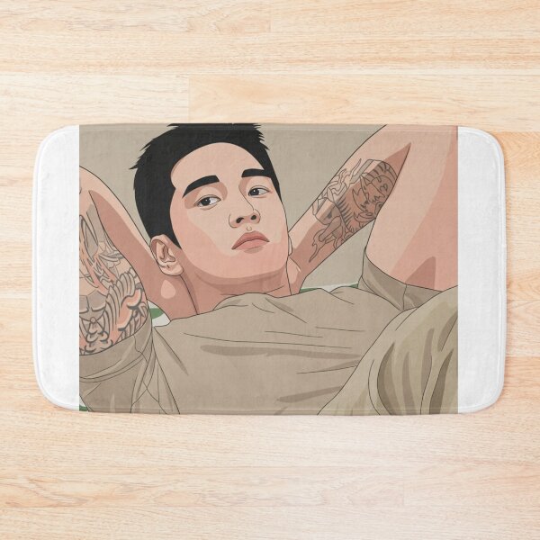 Item preview, Seon Jaekyu Spring Fever K-Drama Fanart | Tattoo Aesthetic Vector Illustration designed and sold by Fandom Universe.