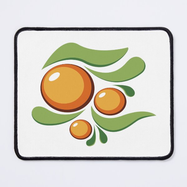 Item preview, Oranges and Leaves designed and sold by India Aurora Creates.