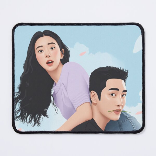 Item preview, Seon Jaekyu & Yoon Bom Spring Fever K-Drama Fanart | Romantic Vector Illustration designed and sold by Fandom Universe.