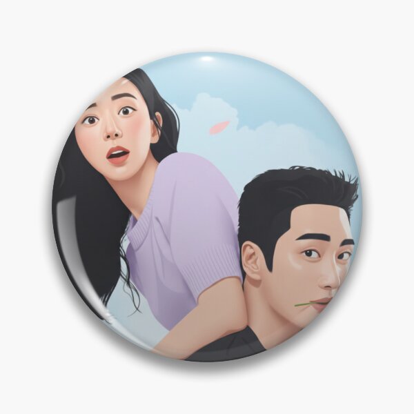 Item preview, Seon Jaekyu & Yoon Bom Spring Fever K-Drama Fanart | Romantic Vector Illustration designed and sold by Fandom Universe.