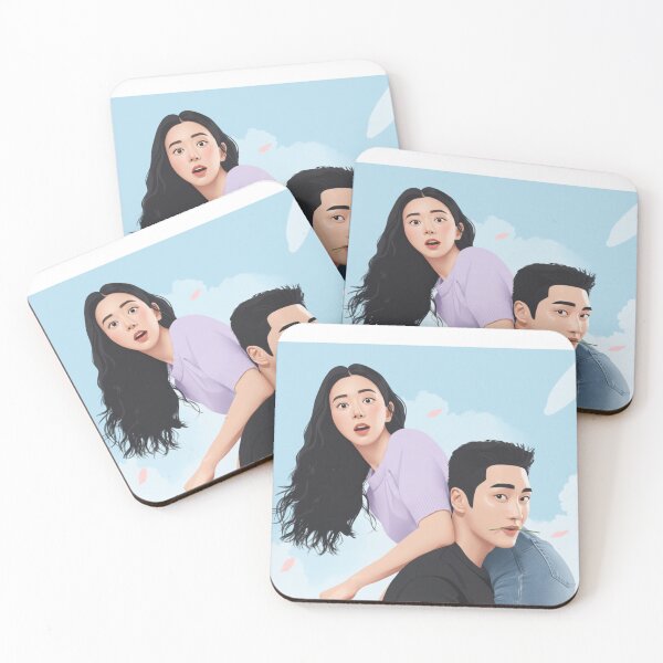 Item preview, Seon Jaekyu & Yoon Bom Spring Fever K-Drama Fanart | Romantic Vector Illustration designed and sold by Fandom Universe.