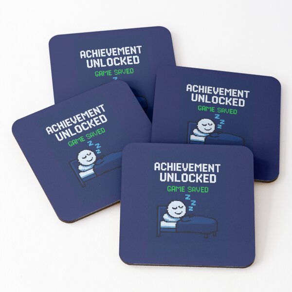 Item preview, Achievement Unlocked – Game Saved designed and sold by CommonMood.