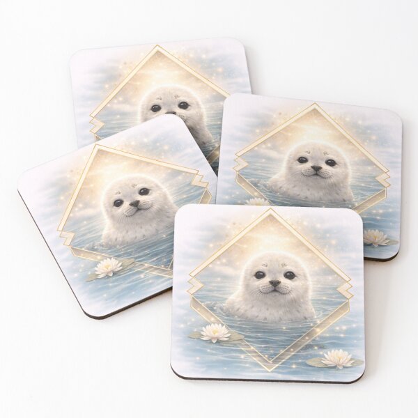 Item preview, Seal Pup – Safety | Calm Ocean Wildlife Art designed and sold by GeoWild Designs.