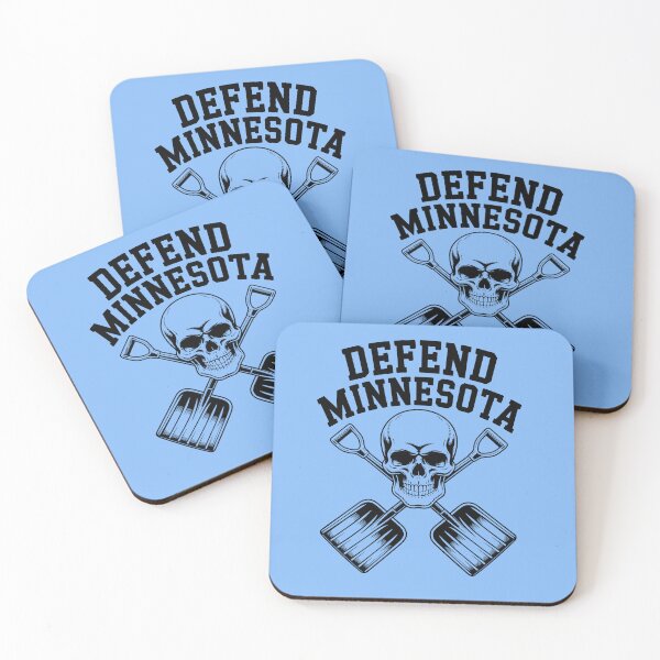 Item preview, DEFEND MINNESOTA WITH SKULL AND SNOW SHOVELS designed and sold by Greenbaby.